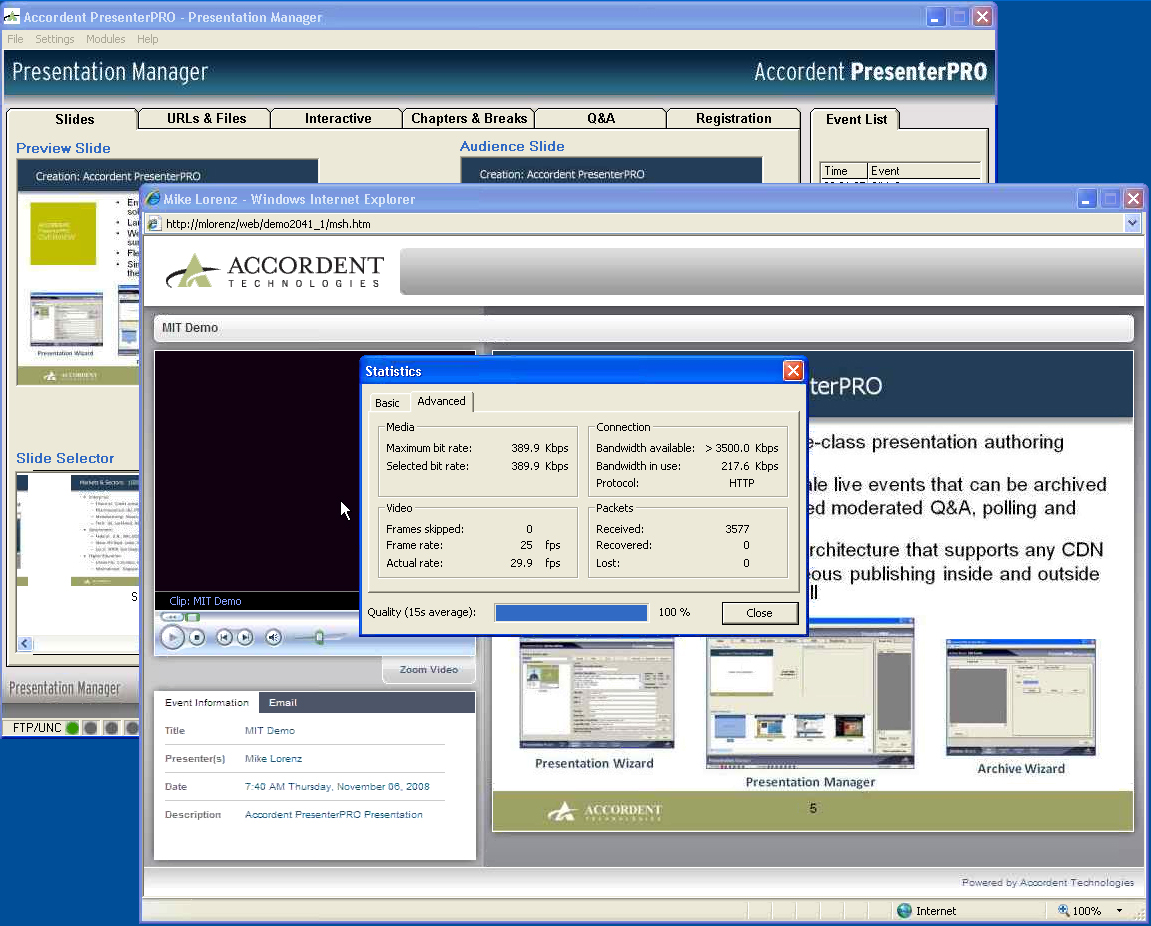Accordent Presenter Pro