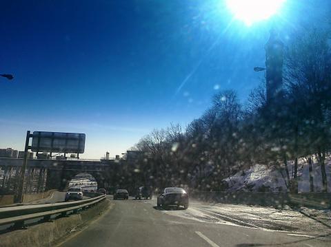 On the road